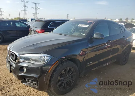 2016 BMW X6 xDrive50I z USA, uszkodzony, nr VIN 5UXKU6C57G0R34236